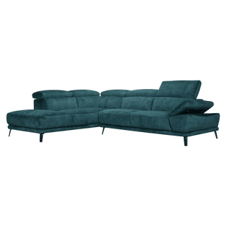 Freda Sofa / Adjustable Headrest + Armrest / Fabric 